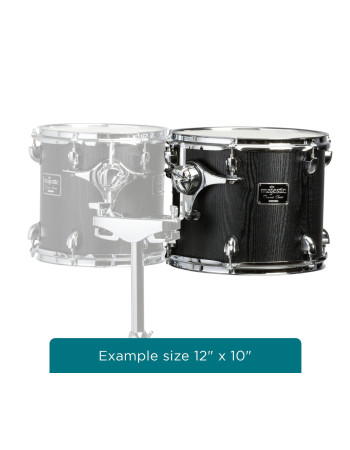 Majestic MJMCTC1010D Concert Tom, Concert Black Series, 10