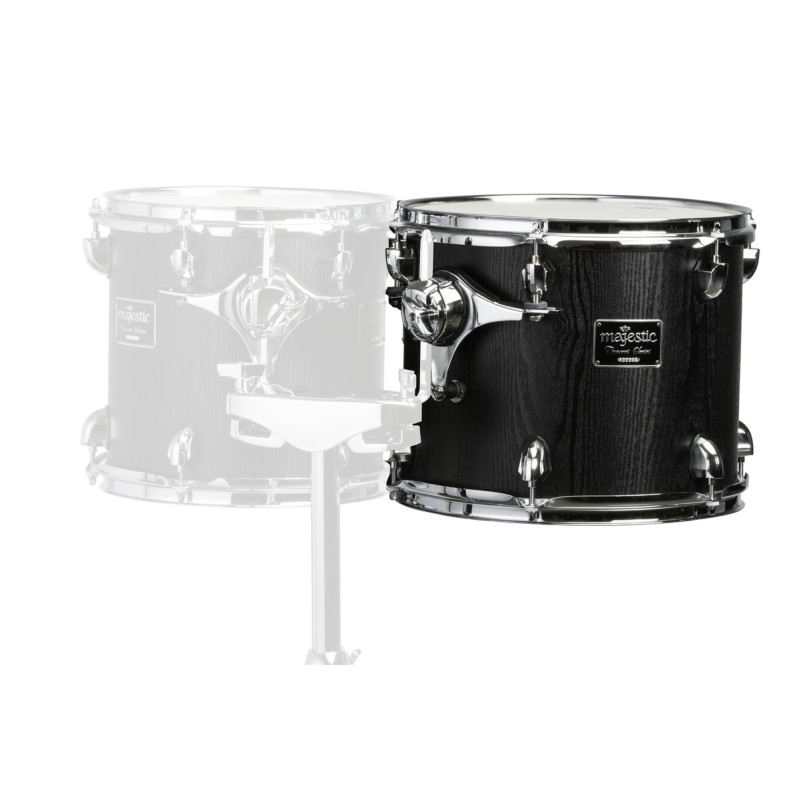 Majestic MJMCTC1210D Concert Tom, Concert Black Series, 12