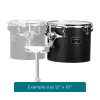 Majestic MJMCTC1514S Concert Tom, Concert Black Series, 15