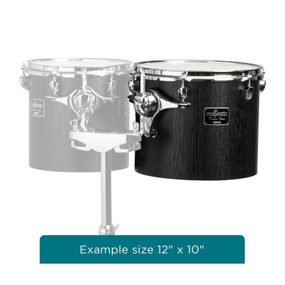 Majestic MJMCTC1614S Concert Tom, Concert Black Series, 16