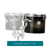 Majestic MJMCTP1009S-TK Concert Tom, Prophonic Series, 10