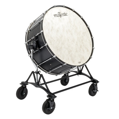 Majestic MJMFCB3622 Concert Bass Drum, Concert Black Series, 36