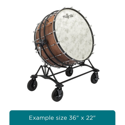 Majestic MJMFPB4022 Concert Bass Drum, Prophonic Series, 40