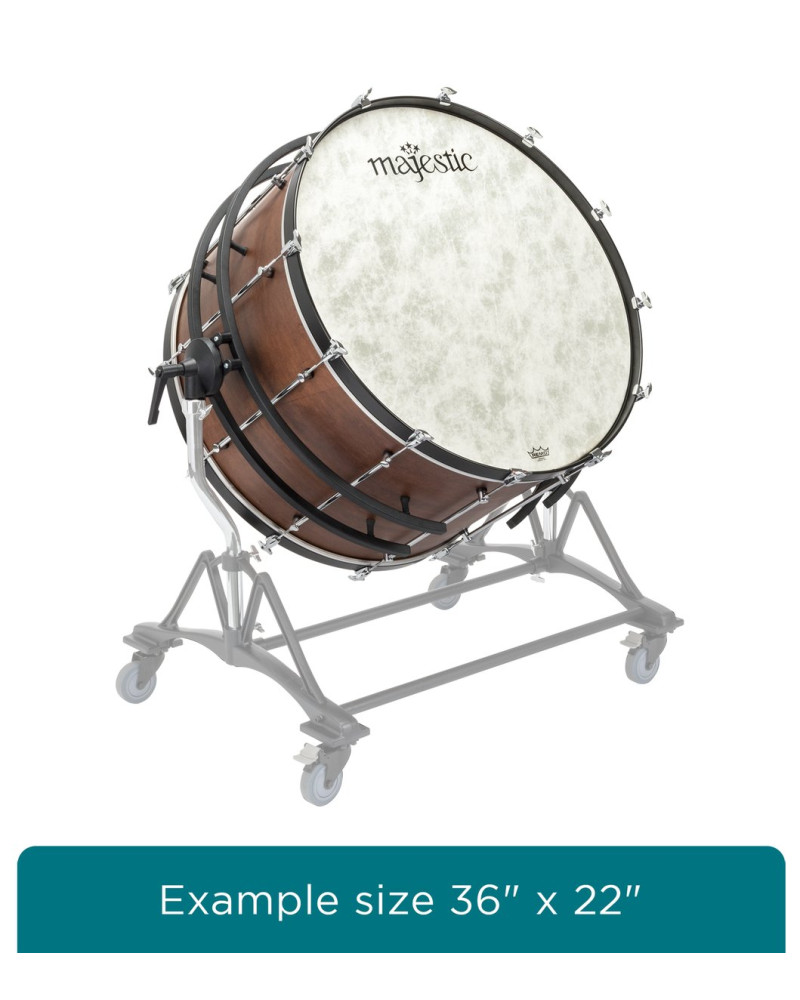 Majestic MJPBDR2818 Concert Bass Drum, Prophonic Series, 28