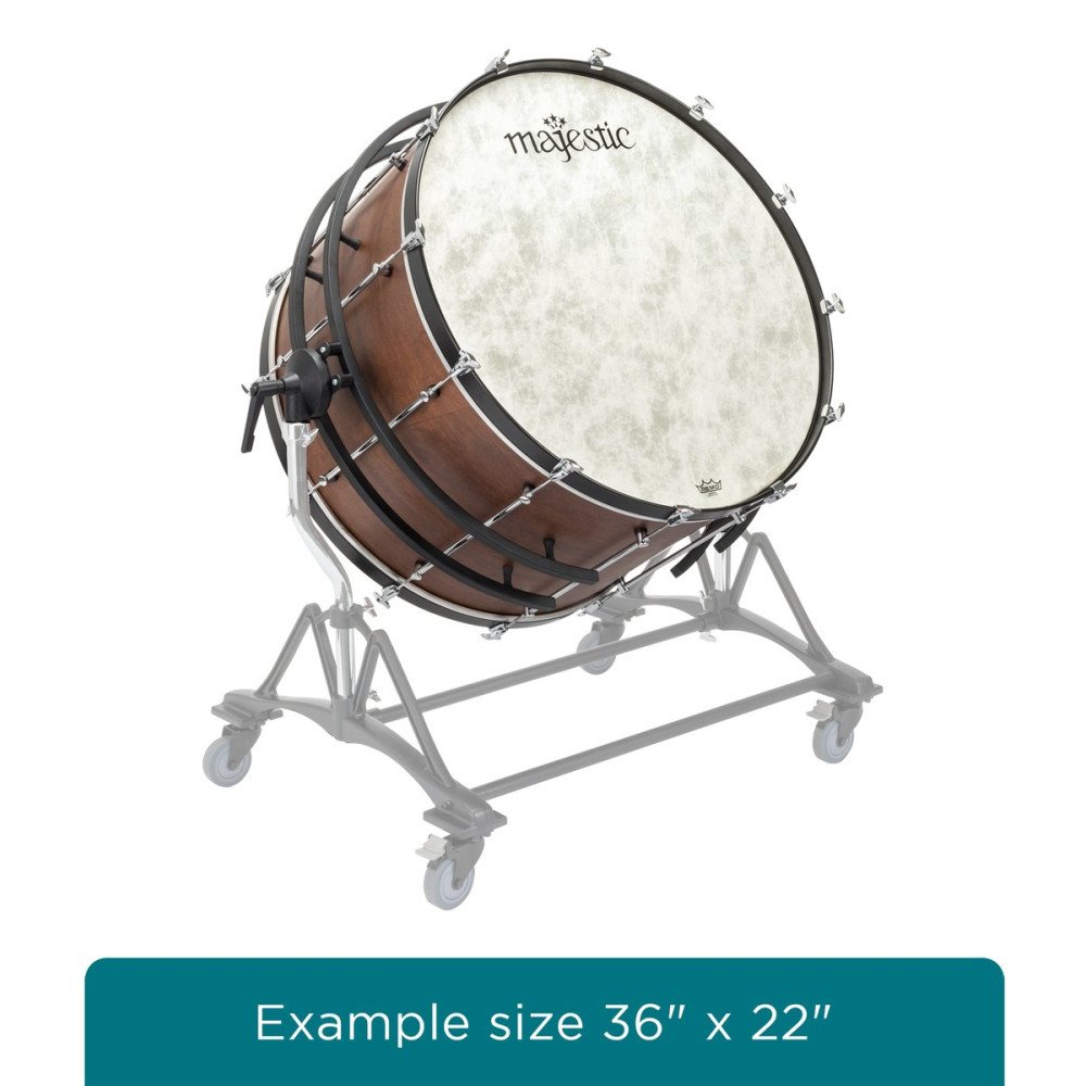 Majestic MJPBDR3222 Concert Bass Drum, Prophonic Series, 32