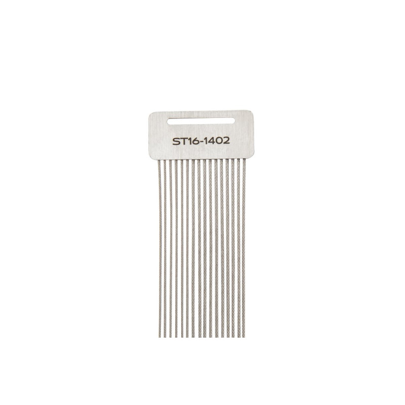 Majestic MJST16-1402 Snare Drum Cable Set, Uncoated Stainless, 0.6x6+ 0.8x10 (6+10 )