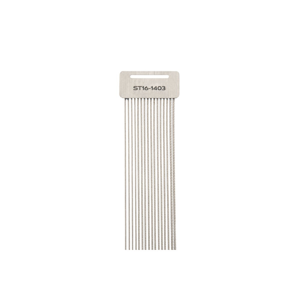 Majestic MJST16-1403 Snare Drum Cable Set, Uncoated Stainless 0.6x4 + 0.8x10 + 1.0 x2(4+10+2)