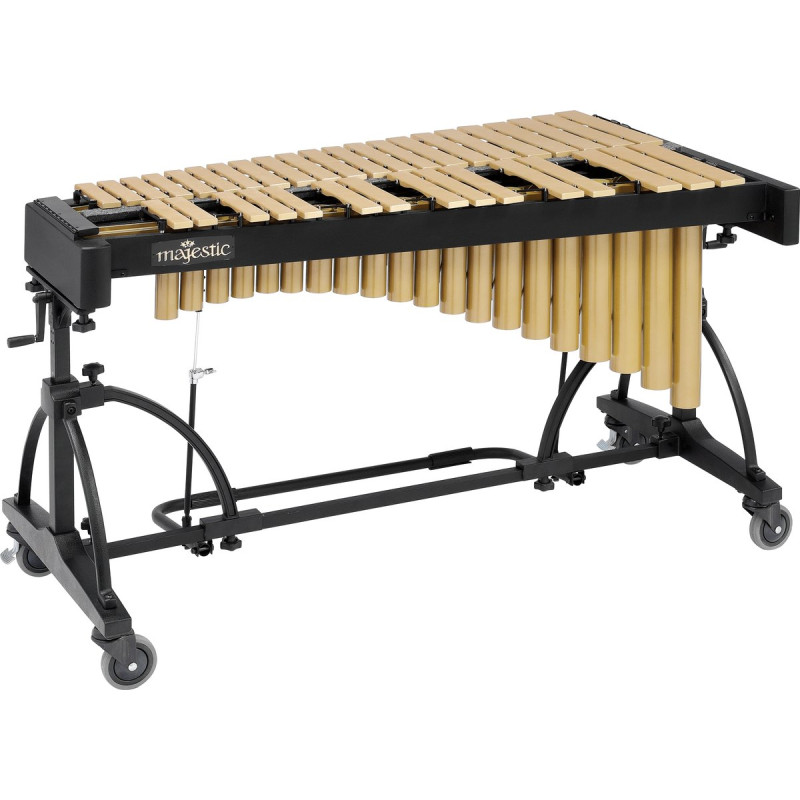 Majestic MJV7530G Vibraphone, Artist Series, 3.0 octave F3-F6, Aluminium, Gold, 240 V