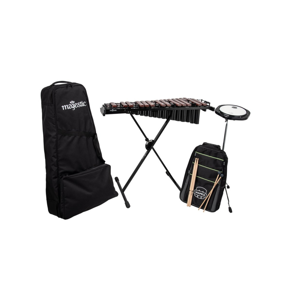 Majestic MJX4525PBP Xylophon, Gateway Series, 2.5 octave C5-G7, Fiberglas, beginn er kit