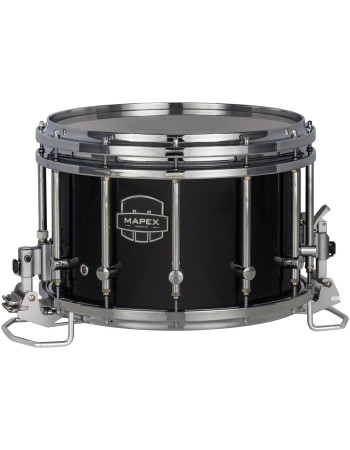 Mapex Marching MCQANX1410S-DK-CC-F Snare Drum, Quantum Mark II Series, Agility, 14