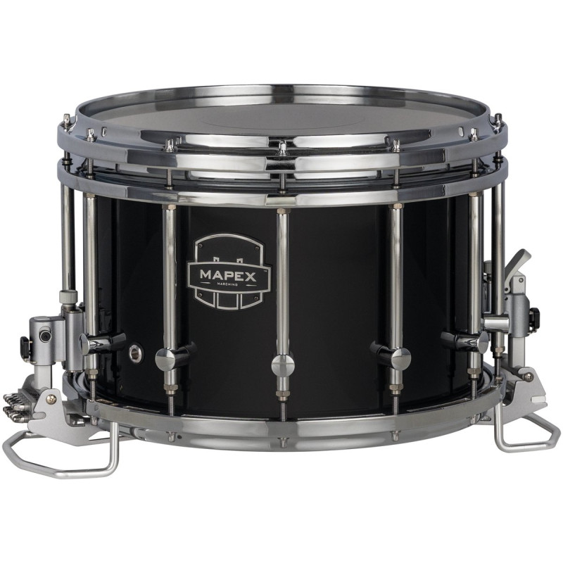 Mapex Marching MCQANX1410S-DK-CC-F Snare Drum, Quantum Mark II Series, Agility, 14