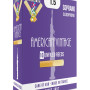 Marca MAAV315-10 AMERICAN VINTAGE, Reeds for Bb-Soprano Saxophone, 10 Pack, #1.5