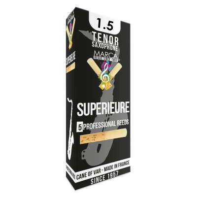 Marca MASP615-05 SUPERIEURE, Reeds for Bb-Tenor Saxophone, 5 Pack, #1.5