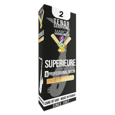 Marca MASP620-05 SUPERIEURE, Reeds for Bb-Tenor Saxophone, 5 Pack, #2.0