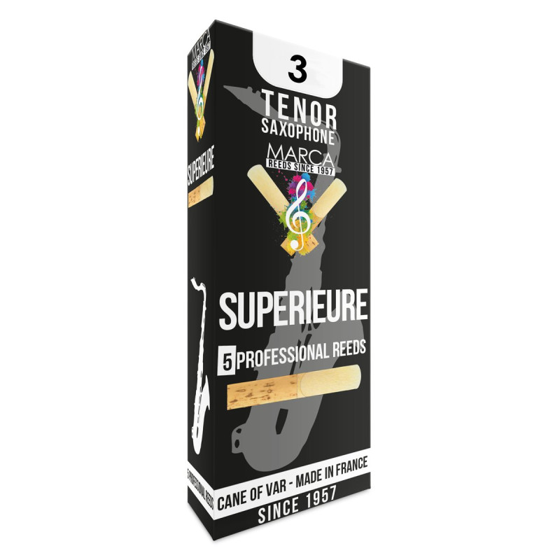 Marca MASP630-05 SUPERIEURE, Reeds for Bb-Tenor Saxophone, 5 Pack, #3.0