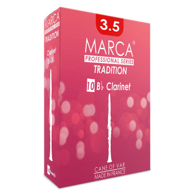 Marca MATR245-10 TRADITION, Reeds for Bb-Clarinet, 10 Pack, #4.5