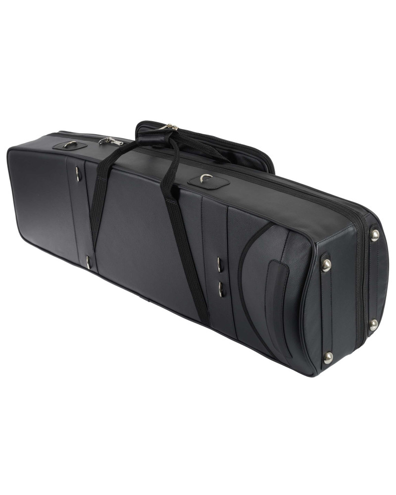 Marcus Bonna MB Double Trombone Case (Tenor and Alto), Black Leather