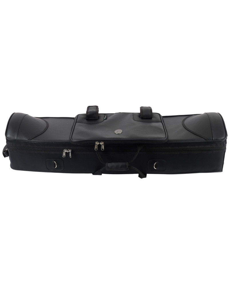 Marcus Bonna MB Double Trombone Case (Tenor and Alto), Black Leather