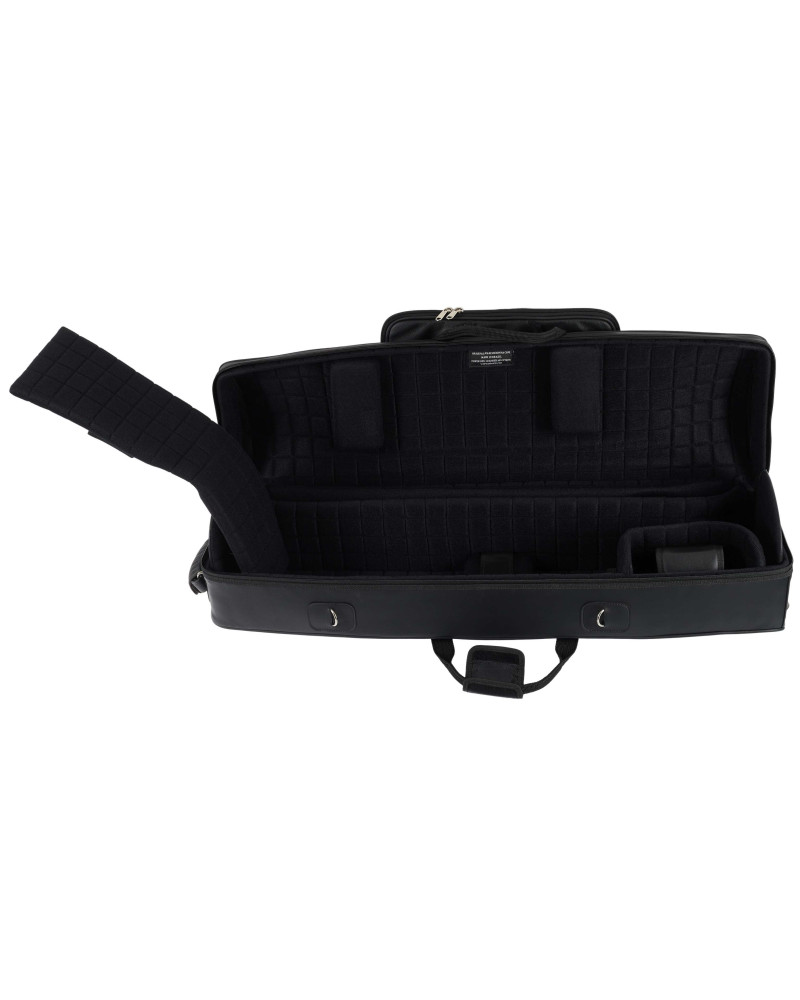 Marcus Bonna MB Double Trombone Case (Tenor and Alto), Black Leather