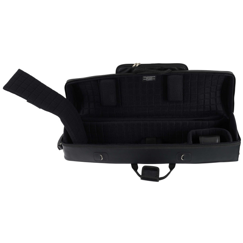 Marcus Bonna MB Double Trombone Case (Tenor and Alto), Black Leather