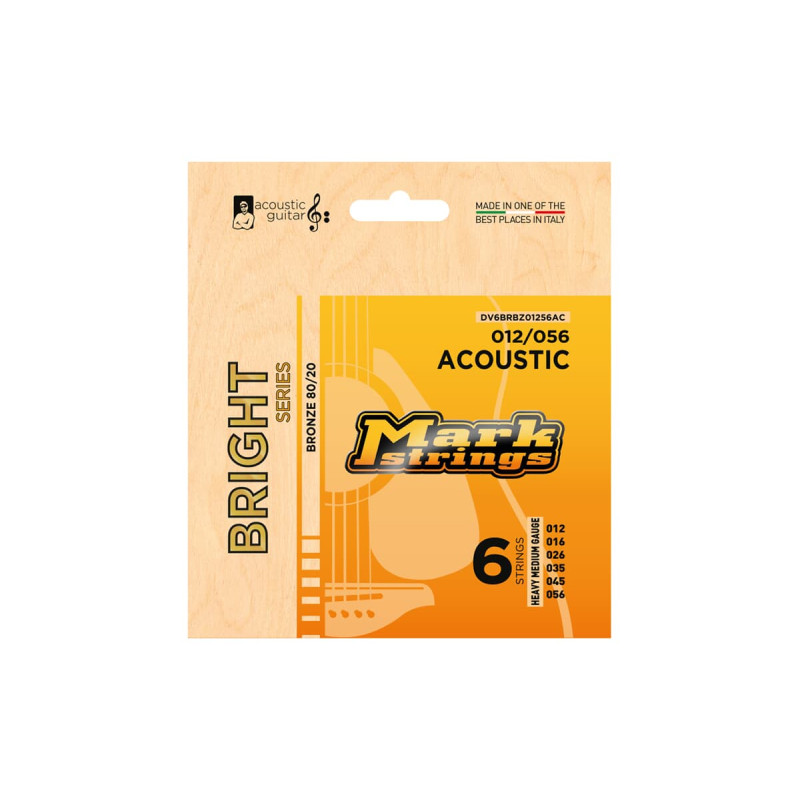 Markbass DV6BRBZ01256AC Bright Series - Acoustic Guitar 012 - 056