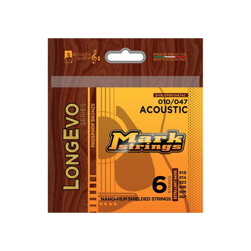 Markbass DV6LEPB01047AC LongEvo Acoustic Phosphor Bronze 10-47 010 014 023 030 039 047