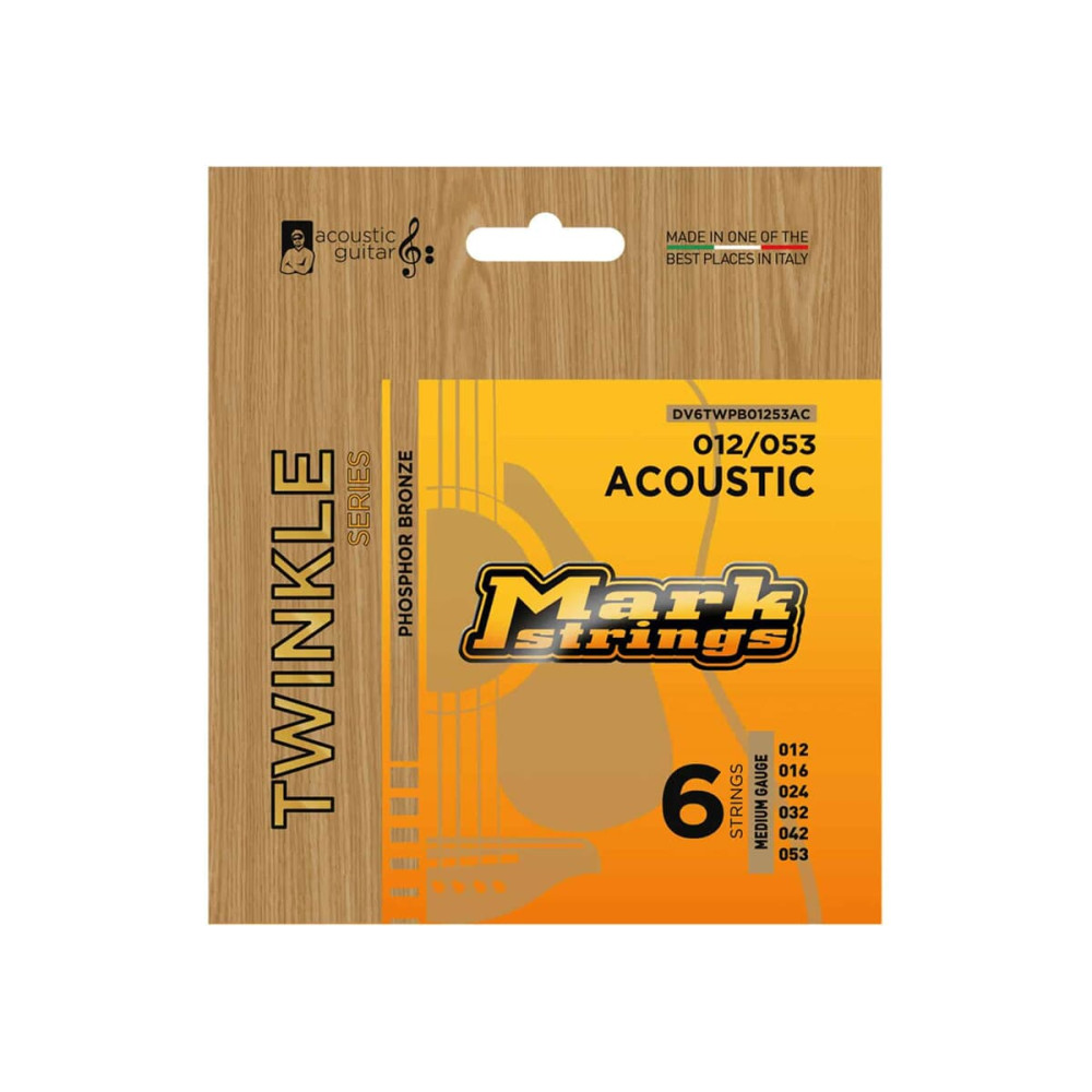 Markbass DV6TWPB01253AC Twinkle Series - Acoustic Guitar 012 - 053
