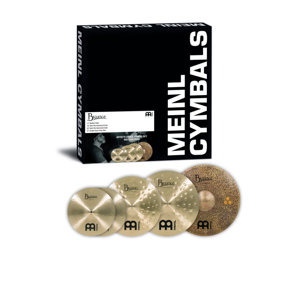 Meinl Cymbals A-CS2 Byzance Artist's Choice Cymbal Set: Matt Halpern
