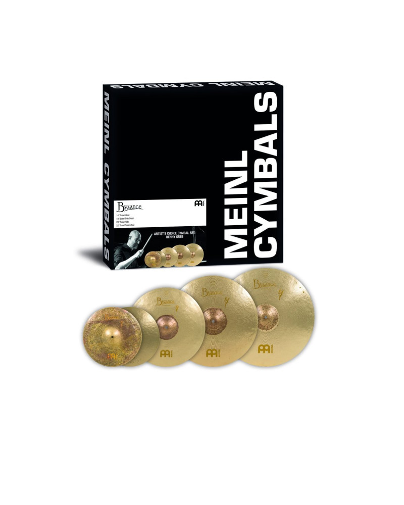 Meinl Cymbals A-CS3 Byzance Artist's Choice Cymbal Set: Benny Greb - 4 pcs