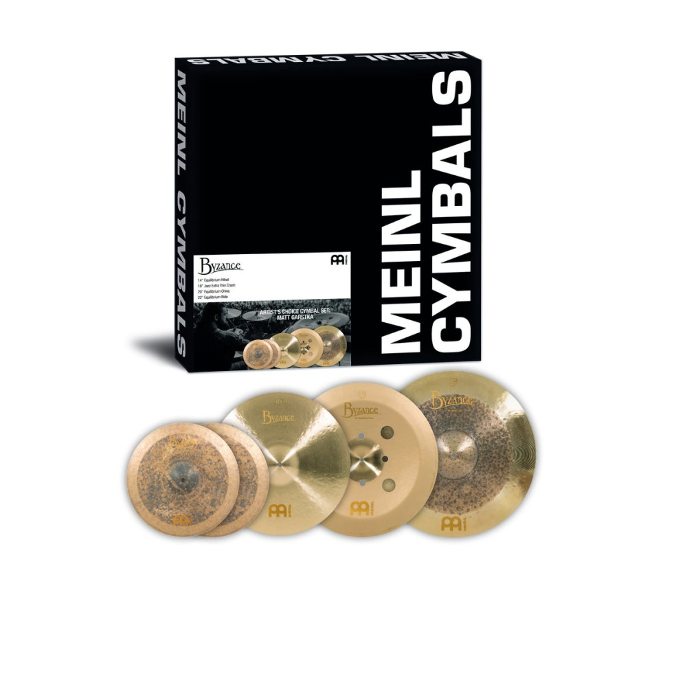Meinl Cymbals A-CS4 Byzance Artist's Choice Cymbal Set: Matt Garstka