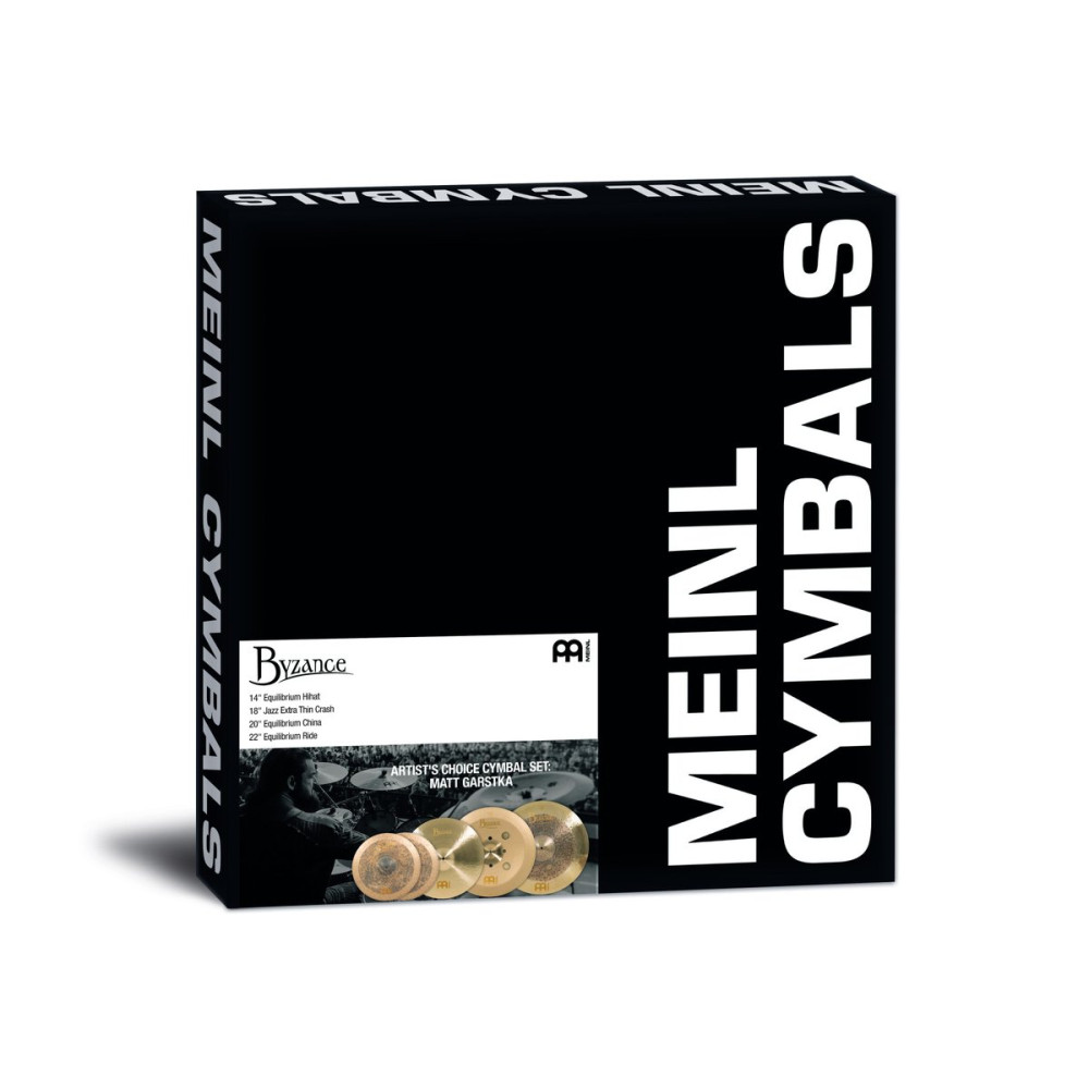 Meinl Cymbals A-CS4 Byzance Artist's Choice Cymbal Set: Matt Garstka