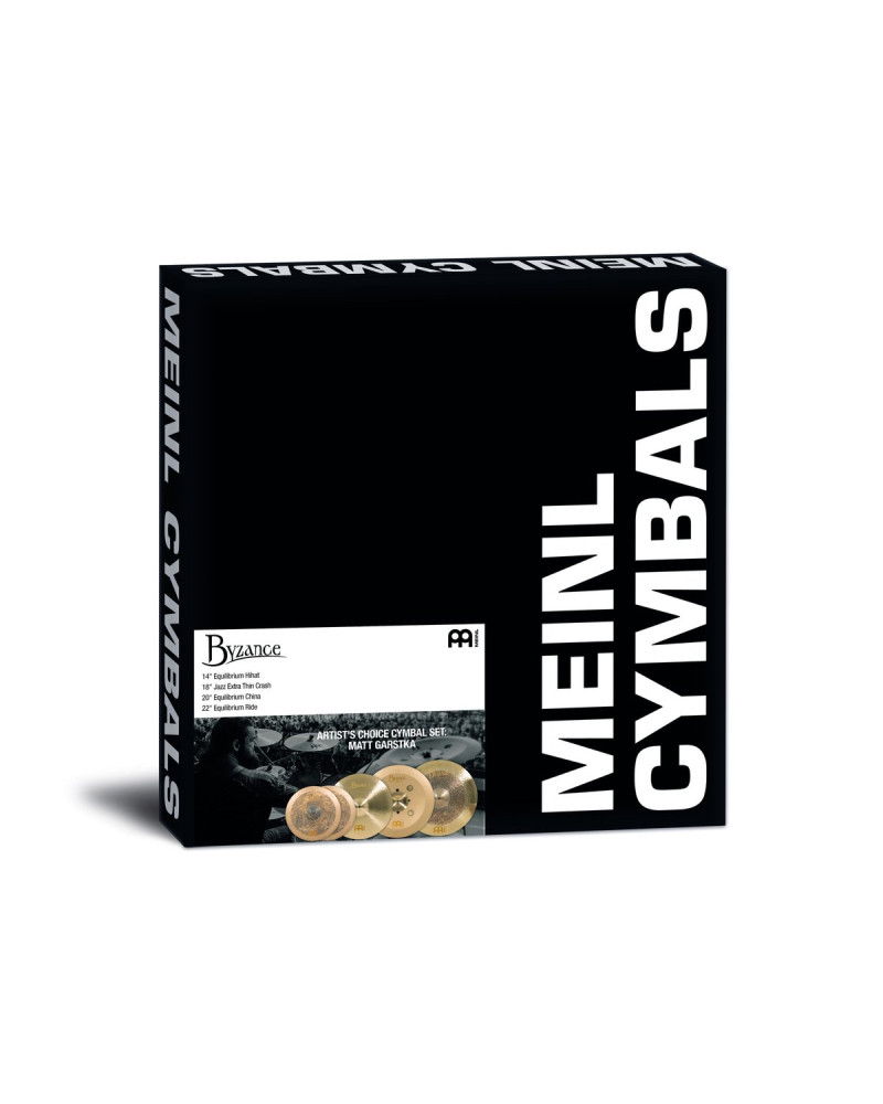 Meinl Cymbals A-CS4 Byzance Artist's Choice Cymbal Set: Matt Garstka