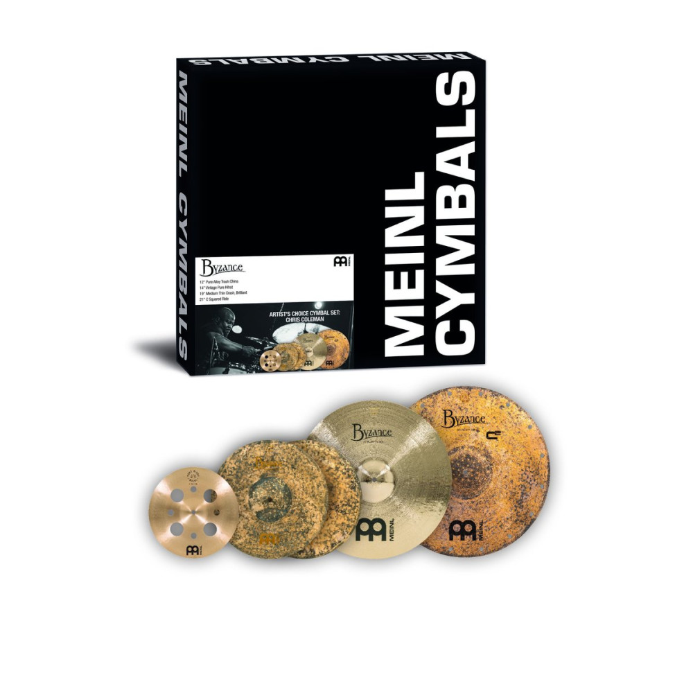 Meinl Cymbals A-CS5 Byzance Artist's Choice Cymbal Set: Chris Coleman