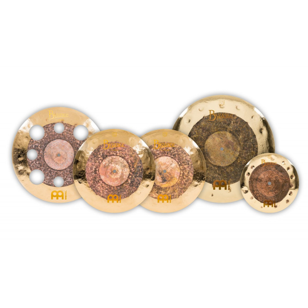 Meinl Cymbals B10141618DU Byzance Dual Core Set - B10DUS/B14DUH/B16DUTRC/B18DUC