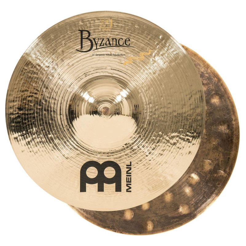 Meinl Cymbals B13SH-B Byzance Brilliant Serpents Hihat - 13