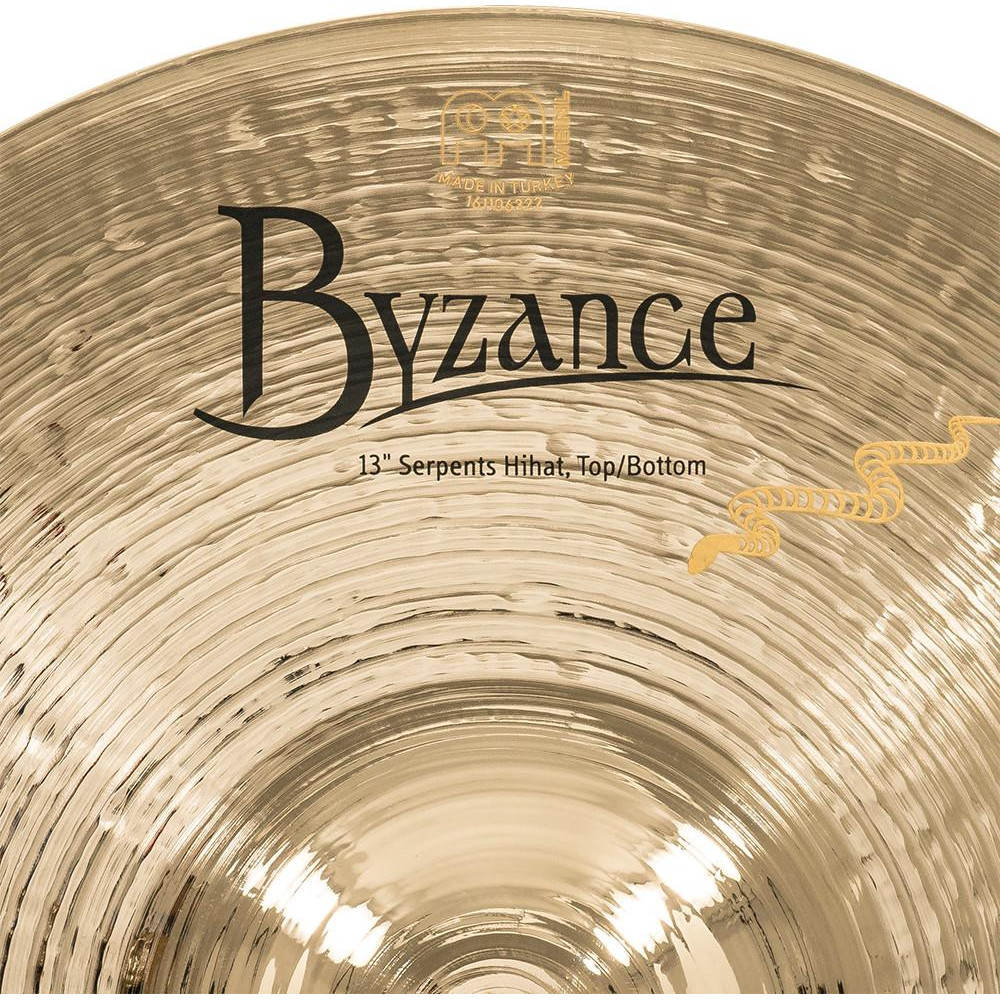 Meinl Cymbals B13SH-B Byzance Brilliant Serpents Hihat - 13