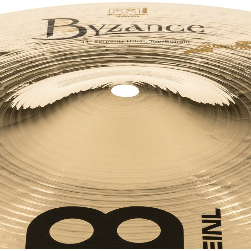 Meinl Cymbals B13SH-B Byzance Brilliant Serpents Hihat - 13