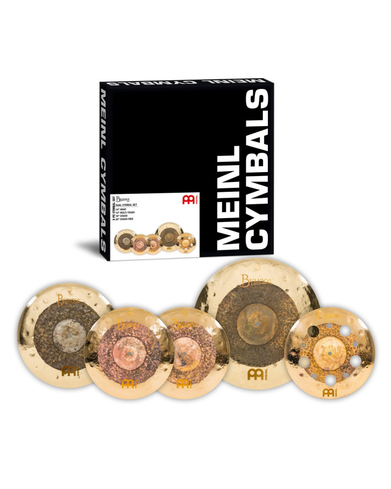 Meinl Cymbals B14141620DU Byzance Dual Set - B14DUH/B14DUMUTR/B16DUC/B20DUCR
