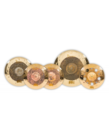 Meinl Cymbals B14141620DU Byzance Dual Set - B14DUH/B14DUMUTR/B16DUC/B20DUCR