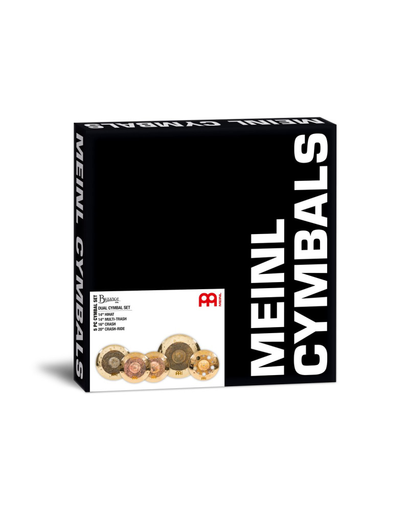 Meinl Cymbals B14141620DU Byzance Dual Set - B14DUH/B14DUMUTR/B16DUC/B20DUCR