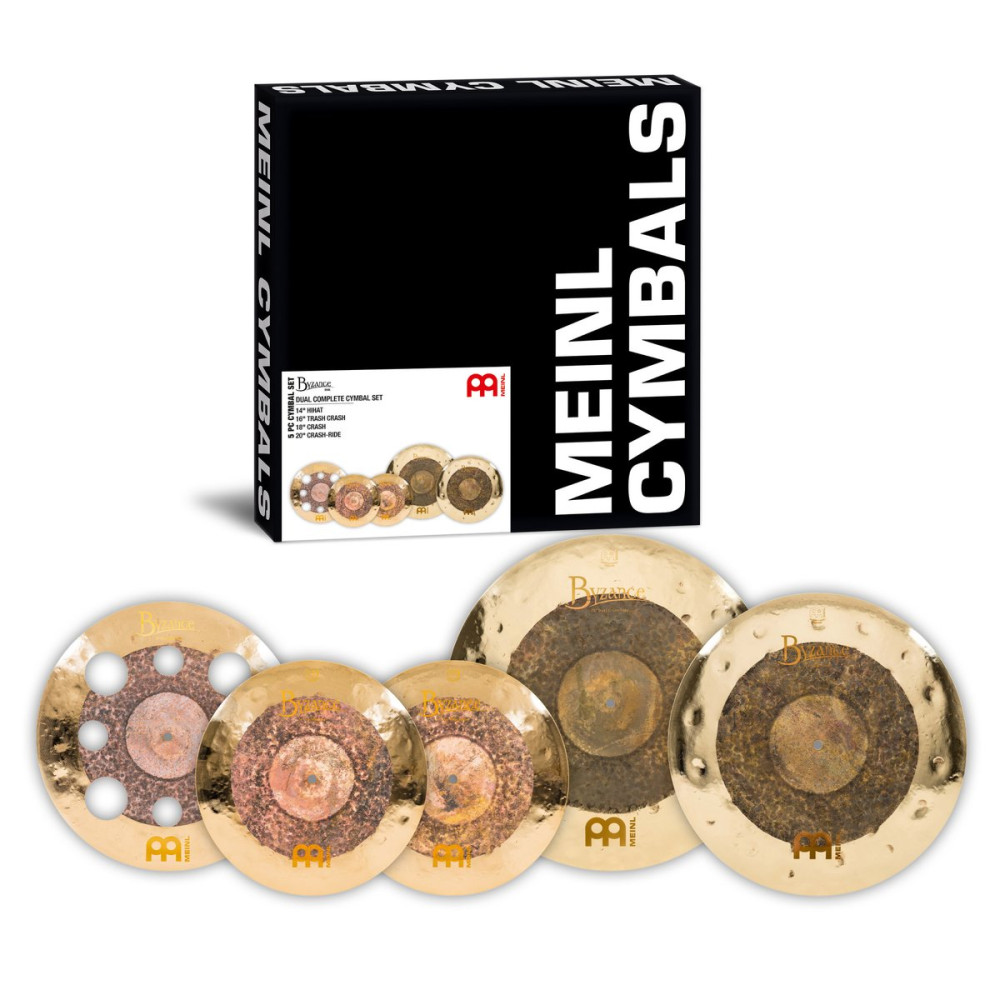 Meinl Cymbals B14161820DU Byzance Dual Complete Set - B14DUH/B16DUTRC/B18DUC/B20DUCR