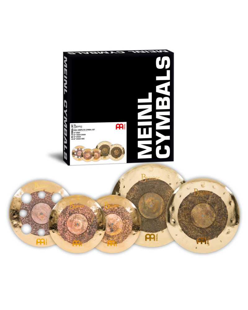 Meinl Cymbals B14161820DU Byzance Dual Complete Set - B14DUH/B16DUTRC/B18DUC/B20DUCR