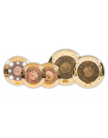 Meinl Cymbals B14161820DU Byzance Dual Complete Set - B14DUH/B16DUTRC/B18DUC/B20DUCR