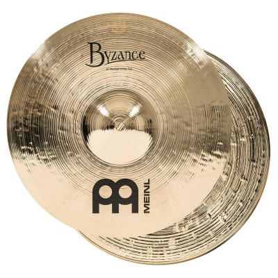 Meinl Cymbals B14MH-B Byzance Brilliant Medium Hihat - 14