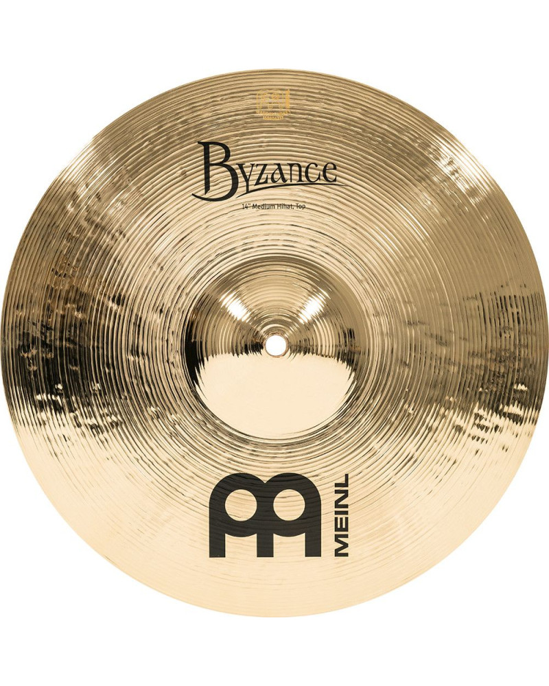 Meinl Cymbals B14MH-B Byzance Brilliant Medium Hihat - 14