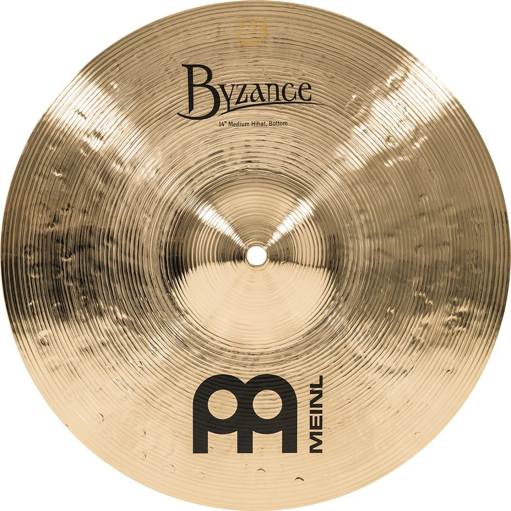 Meinl Cymbals B14MH-B Byzance Brilliant Medium Hihat - 14