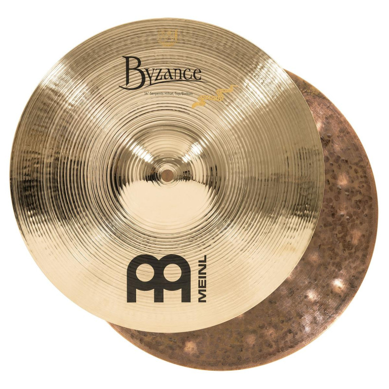 Meinl Cymbals B14SH-B Byzance Brilliant Serpents Hihat - 14