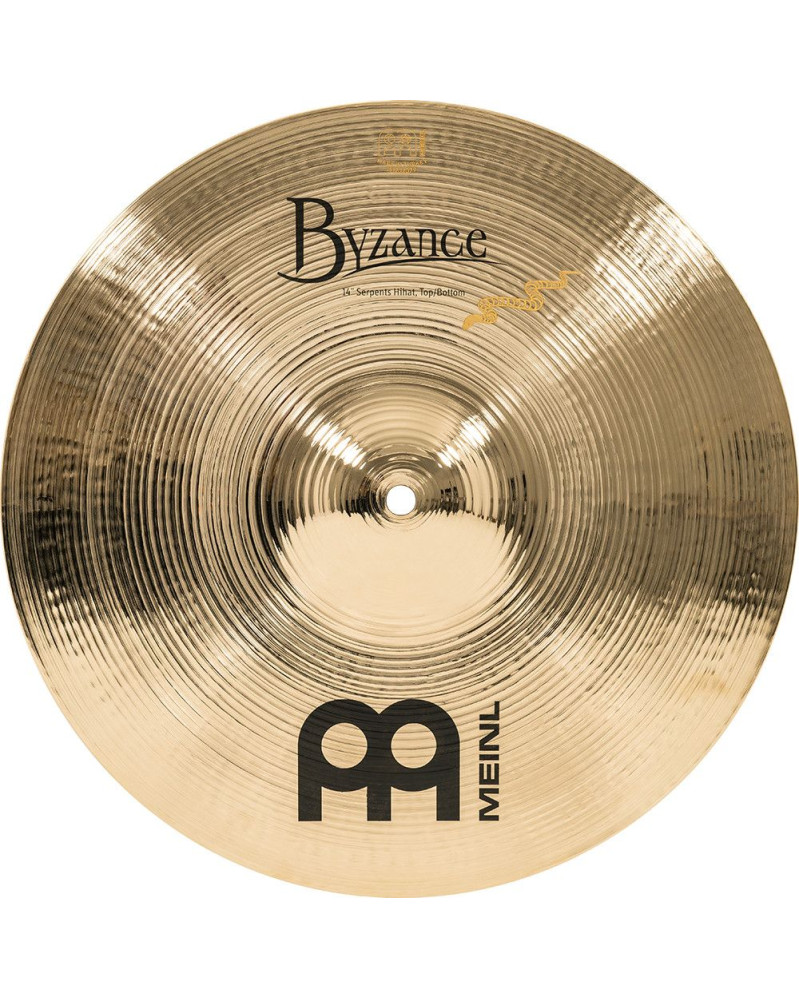 Meinl Cymbals B14SH-B Byzance Brilliant Serpents Hihat - 14