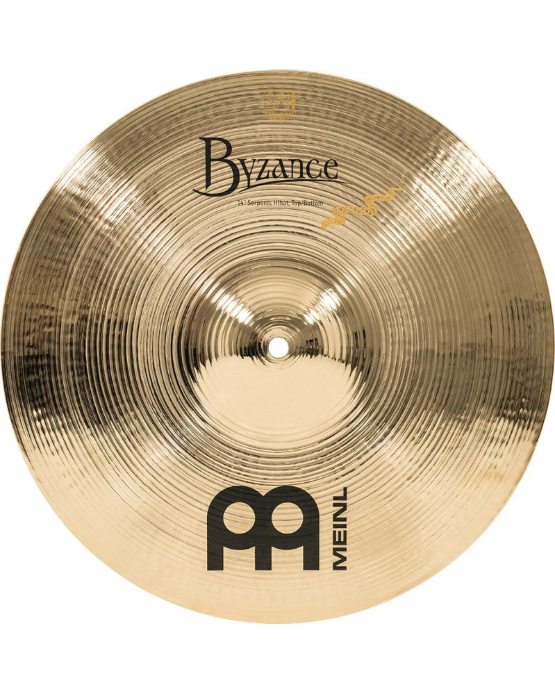 Meinl Cymbals B14SH-B Byzance Brilliant Serpents Hihat - 14