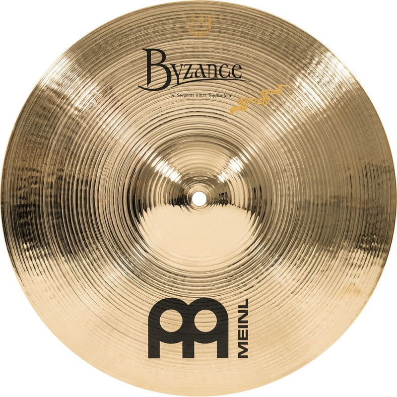 Meinl Cymbals B14SH-B Byzance Brilliant Serpents Hihat - 14
